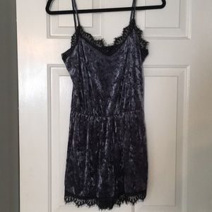 Velvet romper